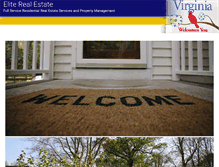 Tablet Screenshot of elite-realtors.net